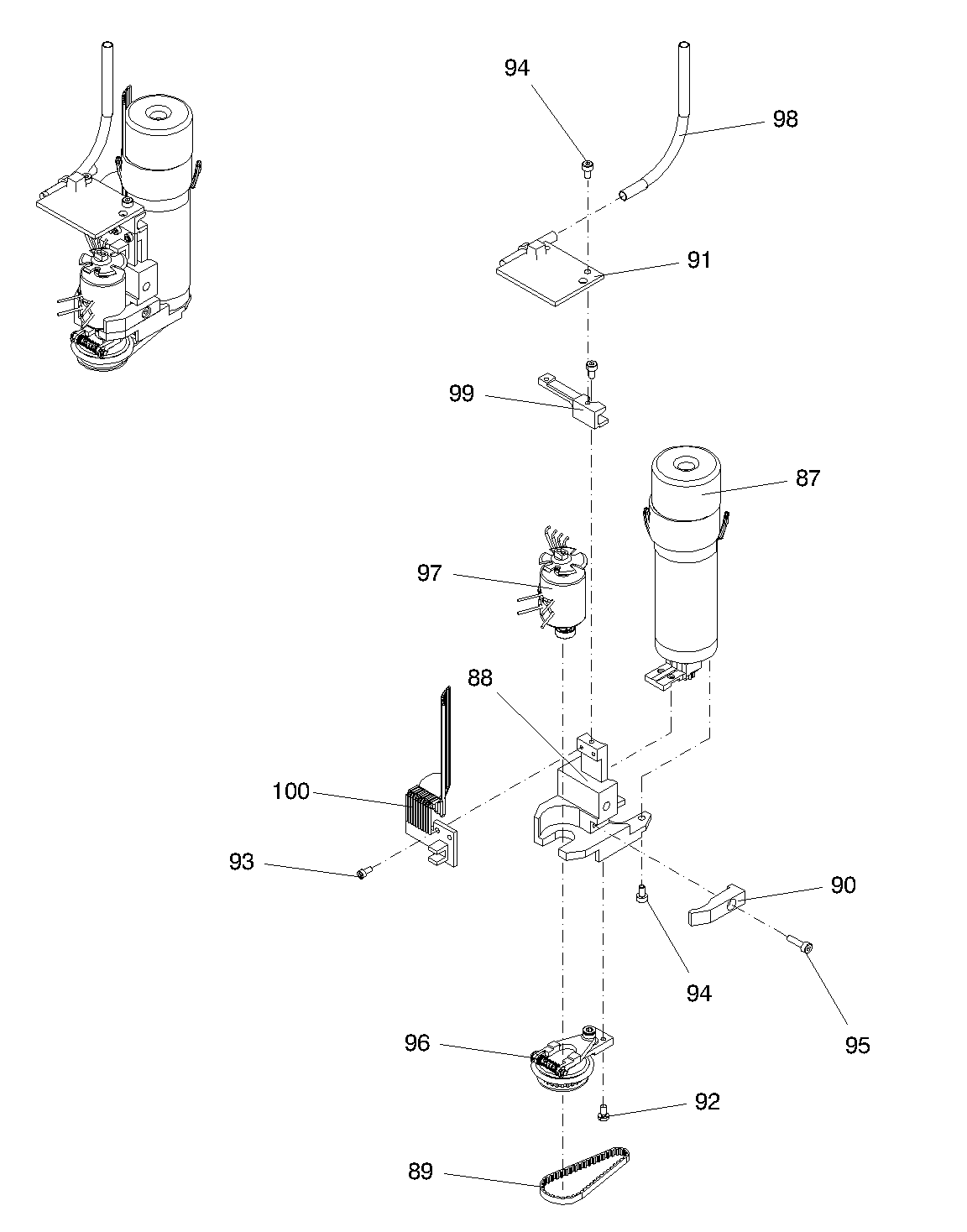 ADJUSTMENT UNIT FOR ROTARY STATION CPLT.