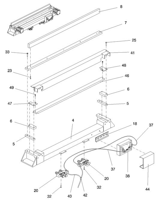 CONTROL UNIT TAPE CUTTER