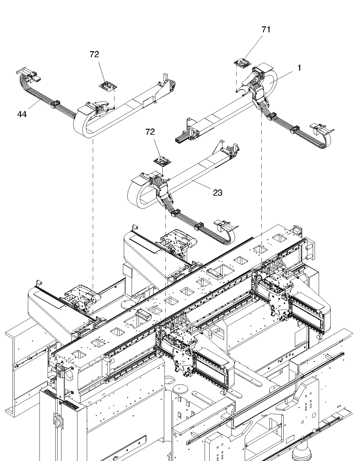 TRAILING-CABLE UNIT SIPLACE X-SERIES 2PU