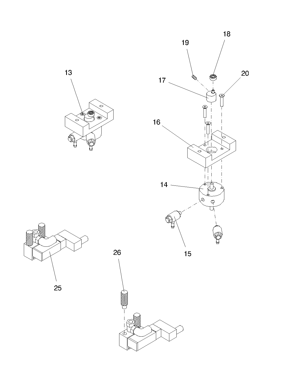 ADAPTER PLATE FOR ROTATION CYLINDER