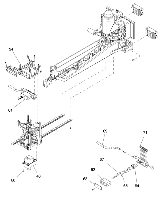 AIR DISTRIBUTOR, FILTER BLOCK HS60, CPL.