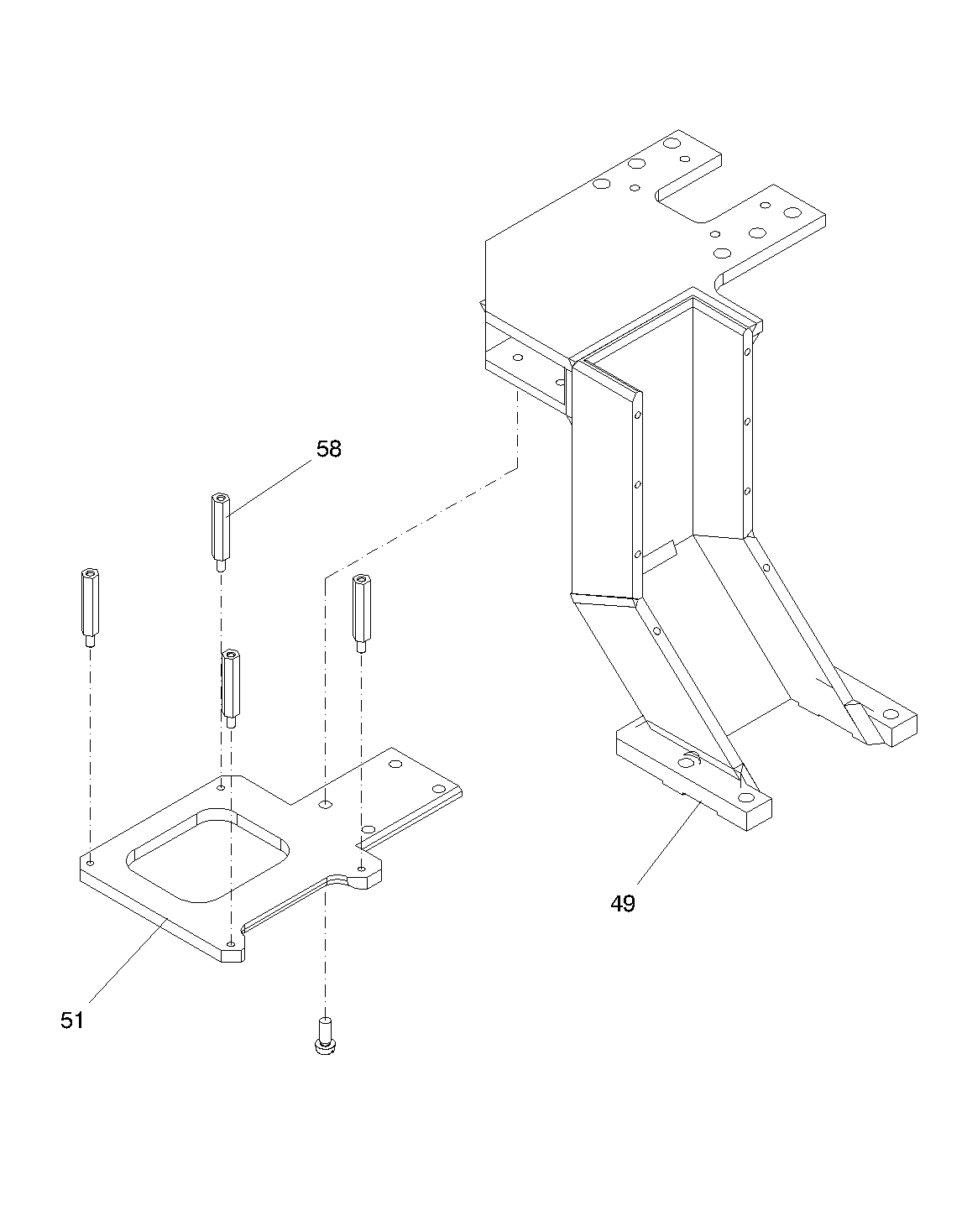 Y-TRAILING CABLE, MOUNT, INTERFACE BOARD