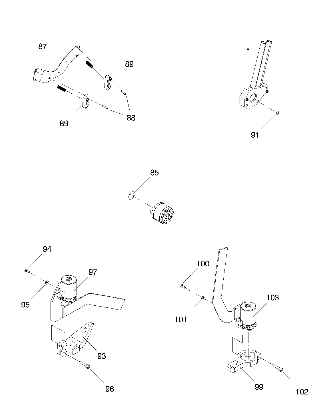 ADJUSTMENT UNIT EL.-PLACEMENT CIRCLE DLM2 COMPL./R