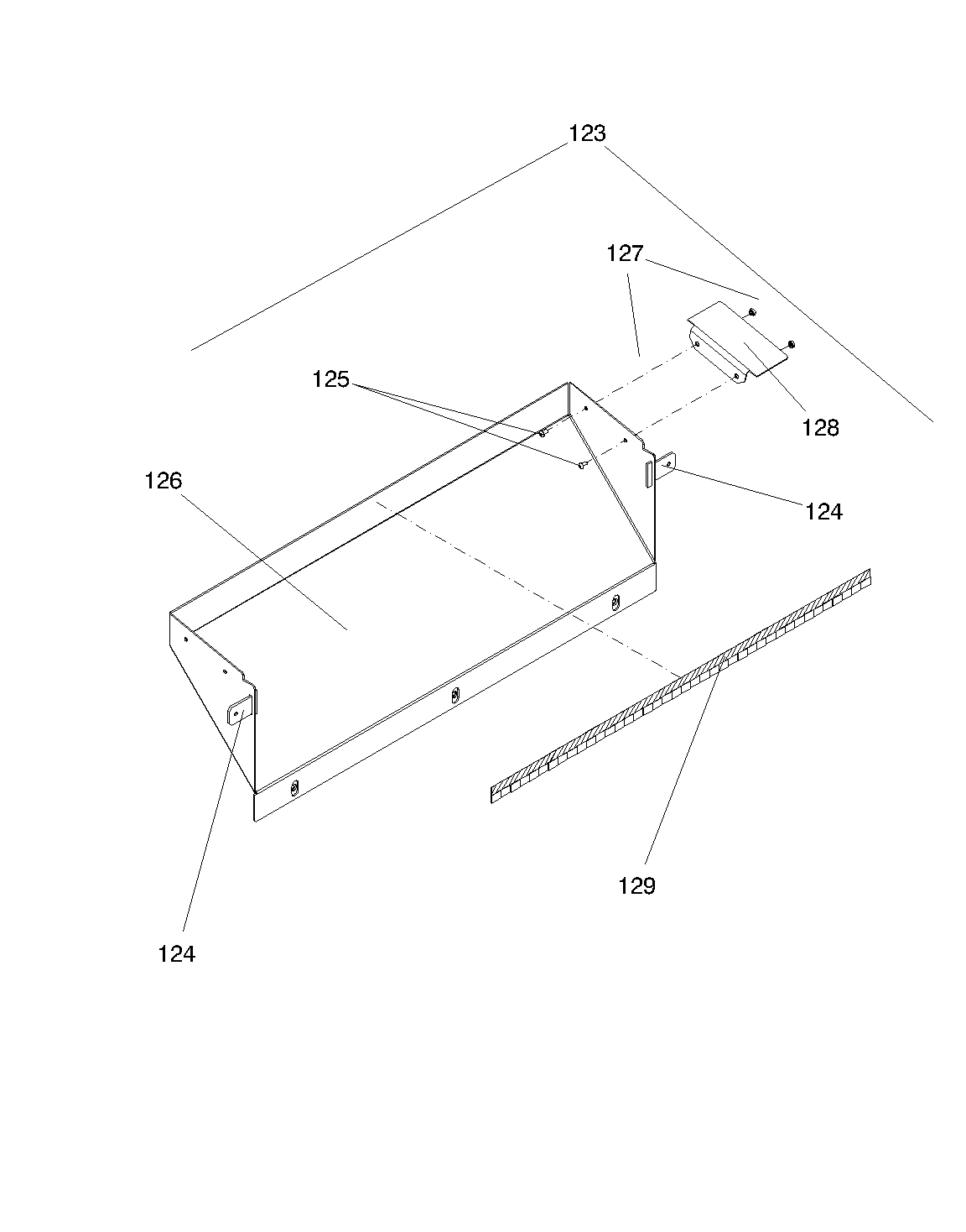 ACCESS BARRIER SX4/DX4 PROT. ANG. PLATE