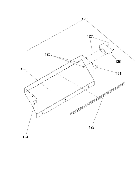 ACCESS BARRIER SX4/DX4 PROT. ANG. PLATE