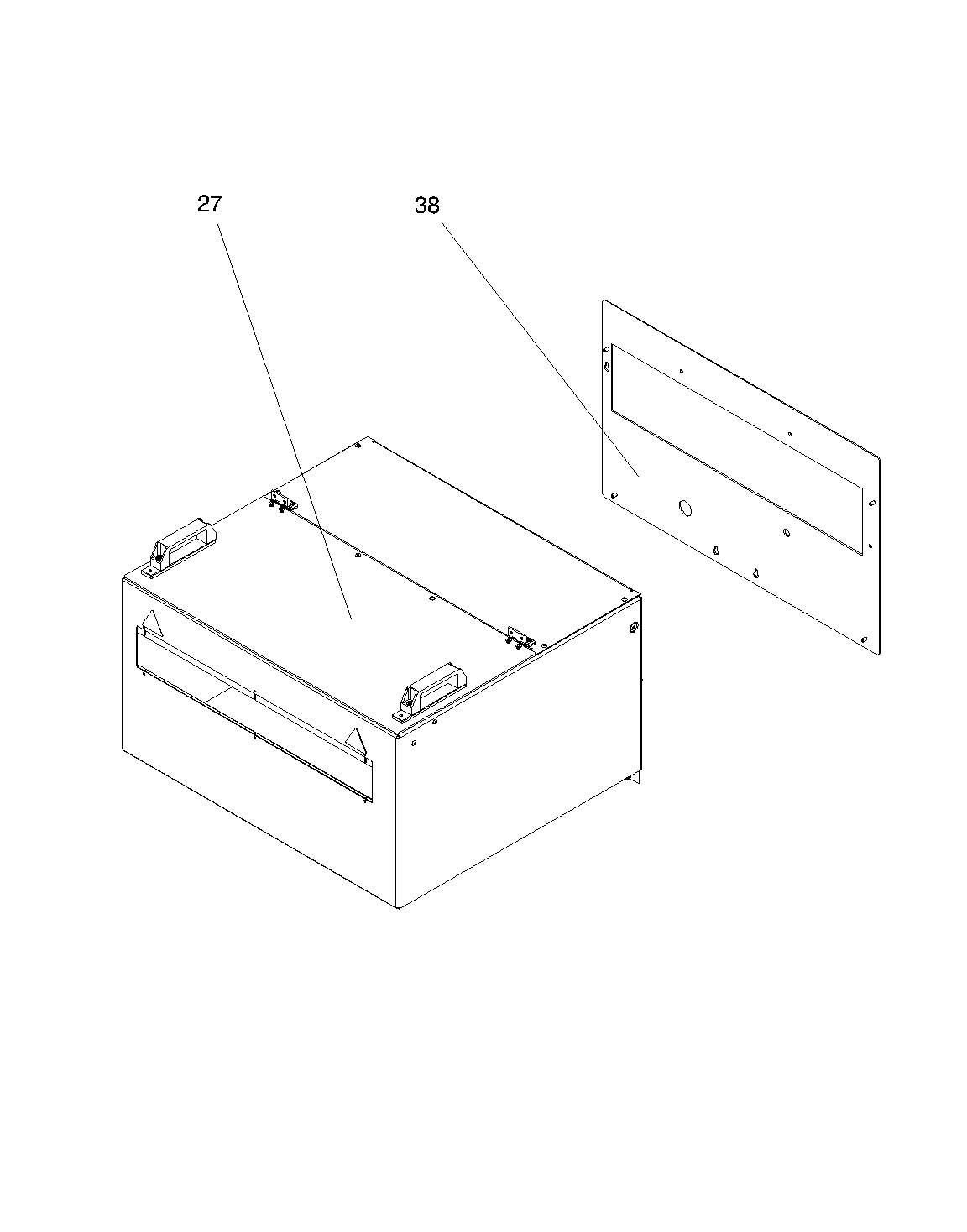 ADAPTER PLATE PROTECTION OUTPUT CONV. TX