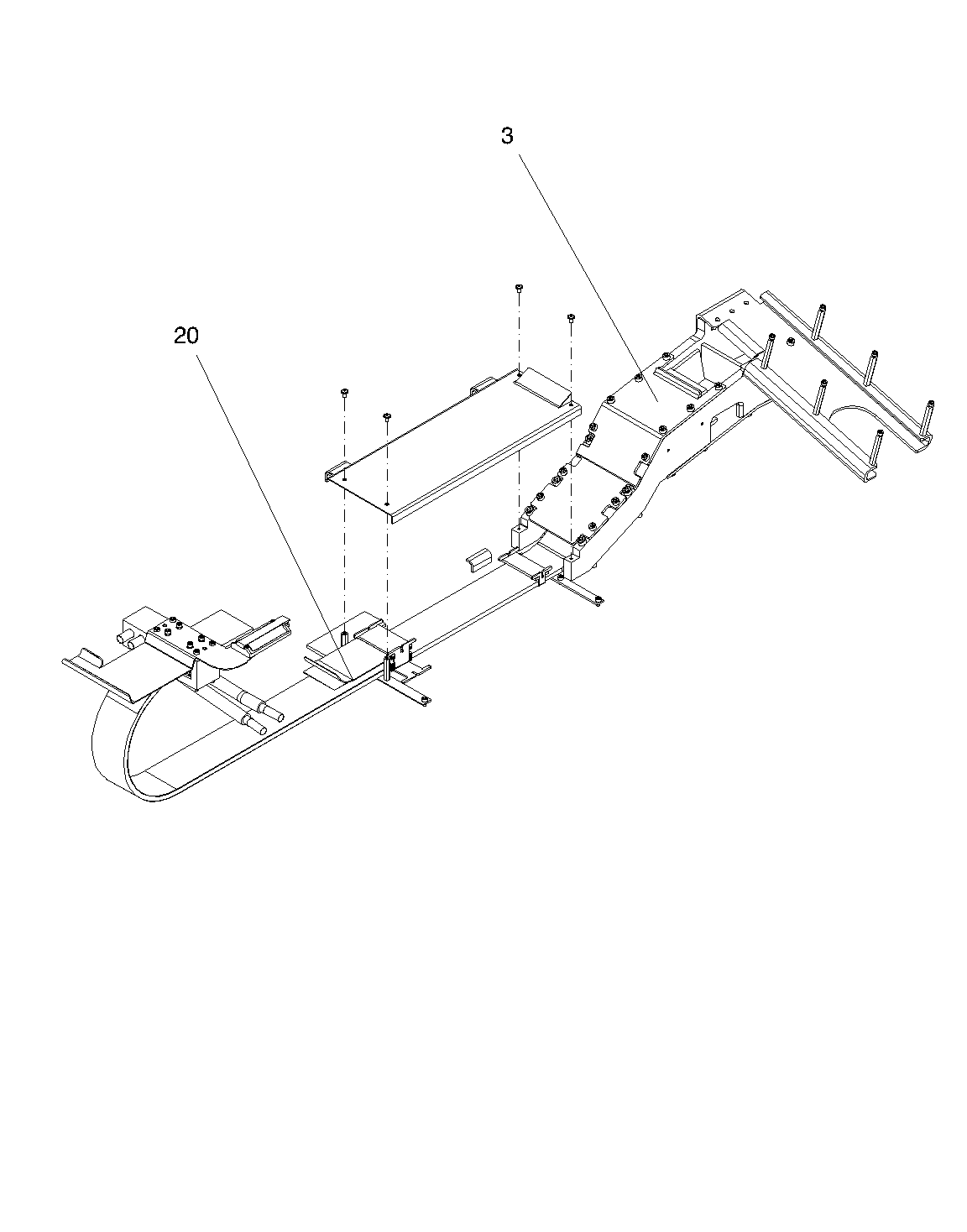 Y TRAILING CABLE HOLDER G1 TX