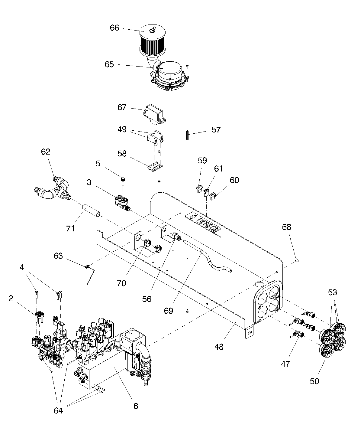 6 WAY DISTRIBUTOR G1/8-8/6 (AJIQSLV6388)